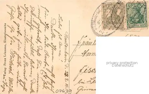 AK / Ansichtskarte Klosterlausnitz_Bad Ortsansicht Klosterlausnitz_Bad