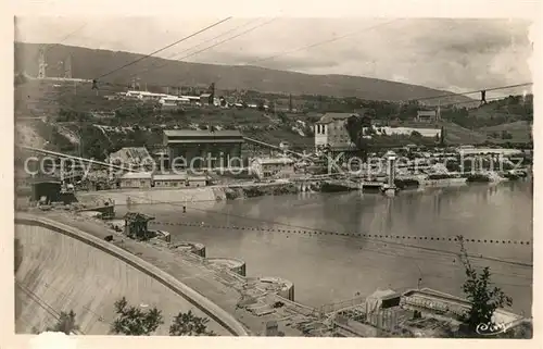 AK / Ansichtskarte Genissiat_l_Ain Barrage Panorama Genissiat_l_Ain