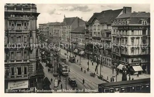 AK / Ansichtskarte Berlin Potsdamer Stra&#223;e Hochbahnhof B?lowstra&#223;e Berlin