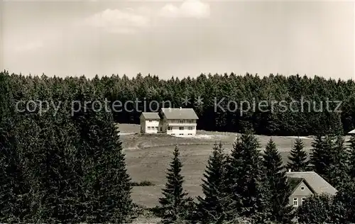 AK / Ansichtskarte Kniebis_Freudenstadt Pension Sonnige Heide Kurort im Schwarzwald Kniebis_Freudenstadt