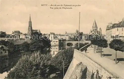 AK / Ansichtskarte Metz_Moselle Vue prise de l Esplanade Metz_Moselle