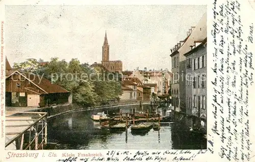AK / Ansichtskarte Strassburg_Elsass Klein Frankreich Strassburg Elsass