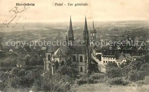 AK / Ansichtskarte Oberehnheim Stadtpanorama mit Kirche Oberehnheim