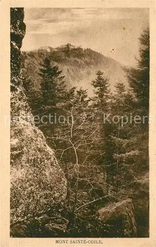 AK / Ansichtskarte Mont Sainte Odile_Mont Ste Odile Blick zum Kloster Mont Sainte Odile