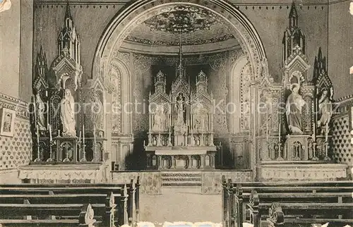 AK / Ansichtskarte Oberhaslach_Bas_Rhin_Elsass Inneres der Wallfahrtskapelle zum heiligen Florentius Oberhaslach_Bas
