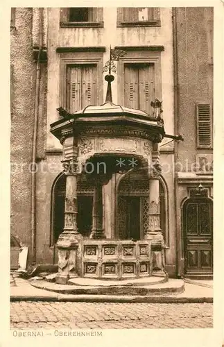 AK / Ansichtskarte Obernai_Bas_Rhin Vieux puits Obernai_Bas_Rhin