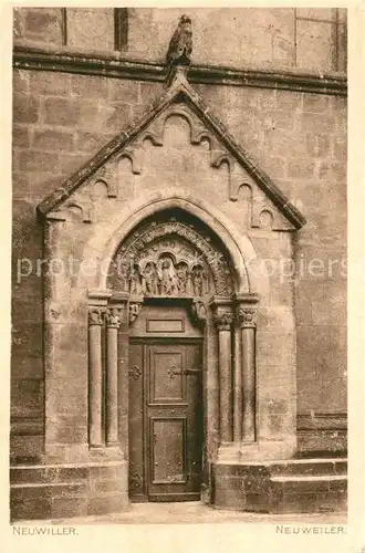 AK / Ansichtskarte Neuwiller les Saverne Portal Neuwiller les Saverne