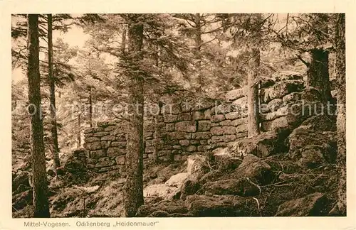 AK / Ansichtskarte Odilienberg_Mont Ste Odile_St Heidenmauer Odilienberg_Mont Ste Odile