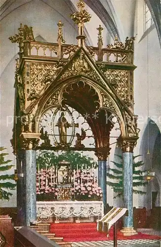 AK / Ansichtskarte Landsberg_Lech Erzabtei Sankt Ottilien Hochaltar Landsberg_Lech