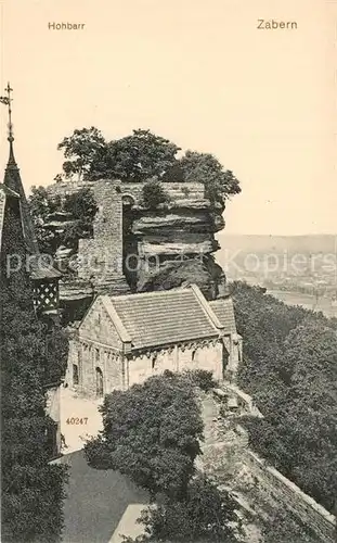 AK / Ansichtskarte Zabern_Saverne Burgruine Hohbarr Ruines du Chateau Haut Barr Zabern Saverne