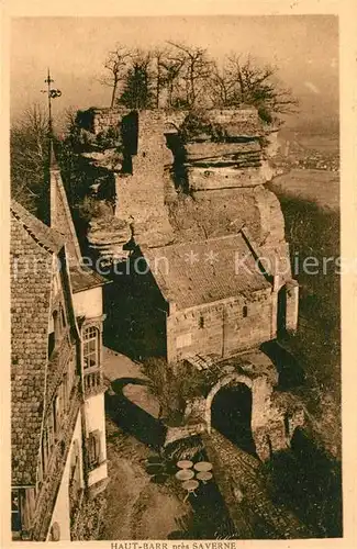 AK / Ansichtskarte Zabern_Saverne Burgruine Hohbarr Ruines du Chateau Haut Barr Zabern Saverne