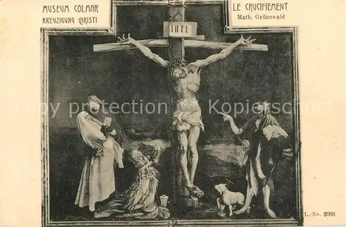 AK / Ansichtskarte Colmar_Haut_Rhin_Elsass Musee Le Crucifiement Kreuzigung Christi Colmar_Haut_Rhin_Elsass