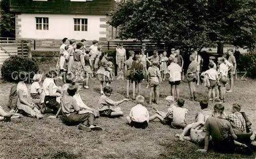 AK / Ansichtskarte Lauterbad Albert Schweitzer Haus Kindergruppe Lauterbad