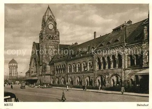 AK / Ansichtskarte Metz_Moselle Bahnhof Metz_Moselle