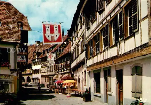 AK / Ansichtskarte Obernai_Bas_Rhin Rue du marche Collection l Alsace pittoresque Obernai_Bas_Rhin