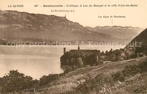 AK / Ansichtskarte Hautecombe Kloster Lac du Bourget Hautecombe