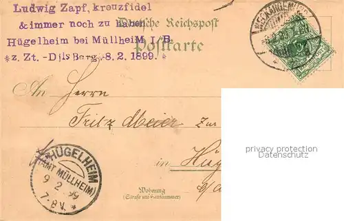 AK / Ansichtskarte Dilsberg Evangelische Kirche Gasthaus zur Sonne Burg Dilsberg