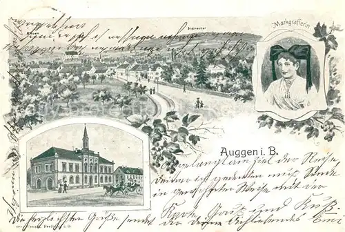 AK / Ansichtskarte Auggen Tracht  Auggen