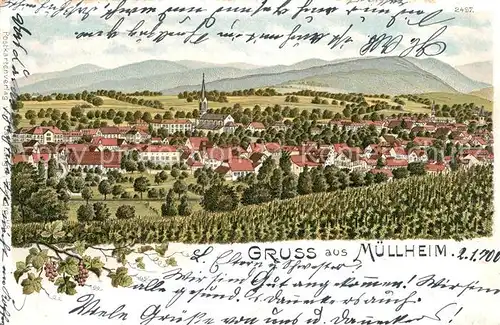 AK / Ansichtskarte Muellheim_Baden  Muellheim_Baden