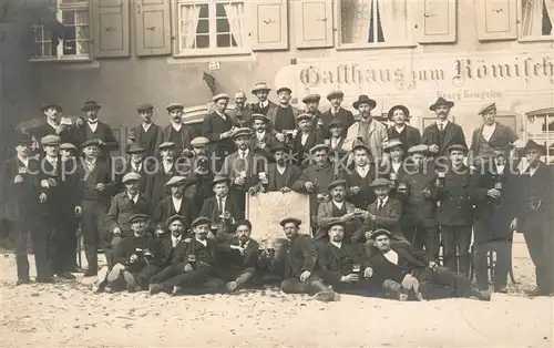 AK / Ansichtskarte Blansingen Gasthaus zum Roemischer Hof Gesamatfoto Blansingen