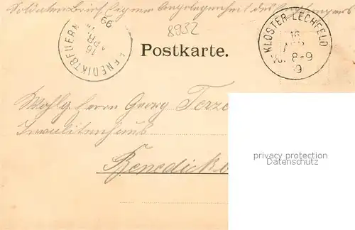 AK / Ansichtskarte Klosterlechfeld Bahnhof Gasthaus Krone Post Klosterlechfeld