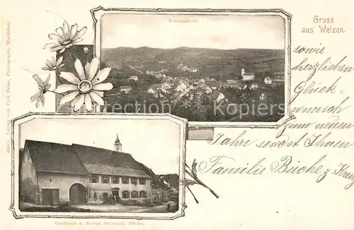 AK / Ansichtskarte Weizen Gasthaus Kreuz Nepomuk Bueche Weizen