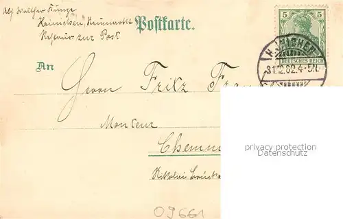 AK / Ansichtskarte Hainichen_Sachsen Technikum Neue Kirche Hainichen Sachsen