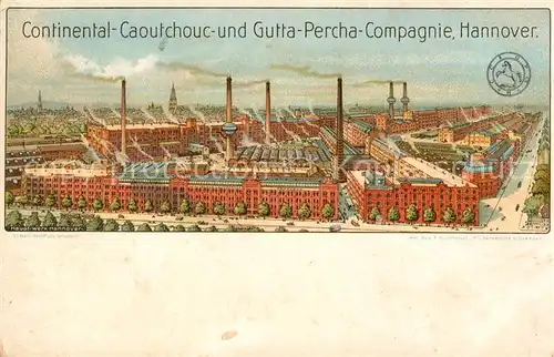 AK / Ansichtskarte Hannover Continental Caoutchouc  Gutta Percha Compagnie Hannover