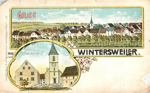 AK / Ansichtskarte Wintersweiler Handlung von Ernst Barny Wintersweiler