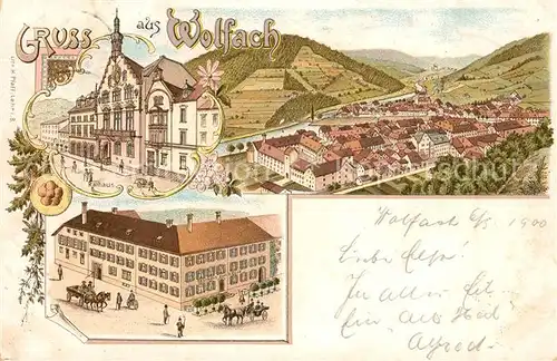 AK / Ansichtskarte Wolfach Rathaus  Wolfach