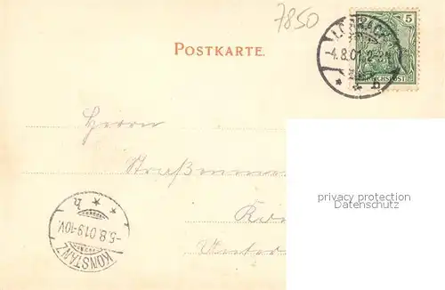 AK / Ansichtskarte Loerrach Obere Bahnhofstrasse Loerrach