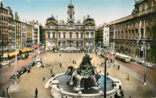 AK / Ansichtskarte Lyon_France Place des Terreaux Lyon France