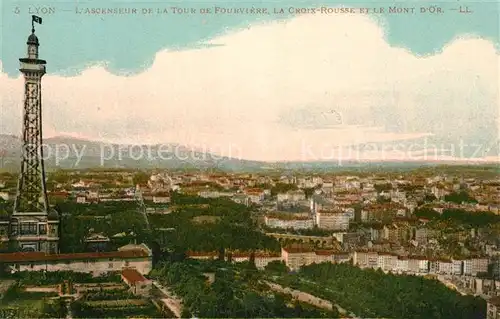 AK / Ansichtskarte Lyon_France Panorama Lyon France