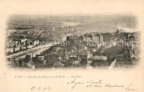 AK / Ansichtskarte Lyon_France Panorama Lyon France