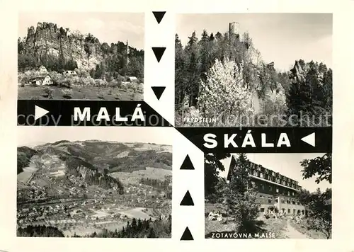 AK / Ansichtskarte Mala_Skala Frydstejn Zotavovna M. Alse Fliegeraufnahme Mala_Skala