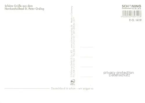 AK / Ansichtskarte St_Peter Ording Fliegeraufnahme Strnad Leuchttuerme St_Peter Ording