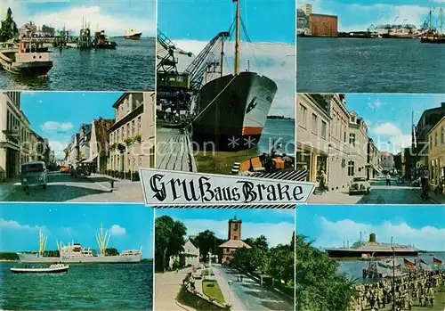 AK / Ansichtskarte Brake_Unterweser Hafen  Brake Unterweser