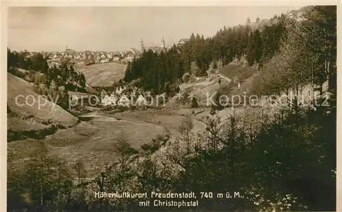 AK / Ansichtskarte Freudenstadt mit Christophstal Freudenstadt