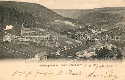 AK / Ansichtskarte Freudenstadt Blick ins Christophstal Freudenstadt