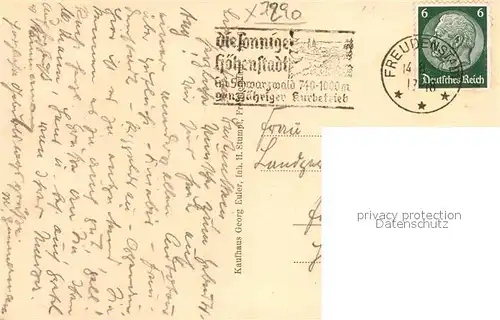 AK / Ansichtskarte Freudenstadt Stadtkirche Freudenstadt