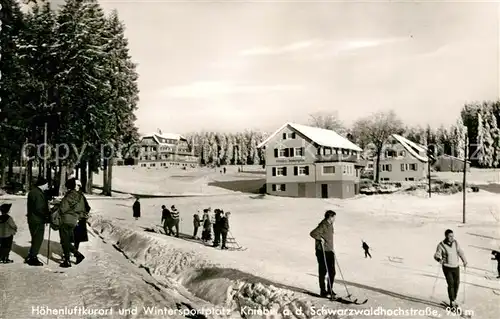 AK / Ansichtskarte Kniebis_Freudenstadt Pension Immergruen Kniebis_Freudenstadt
