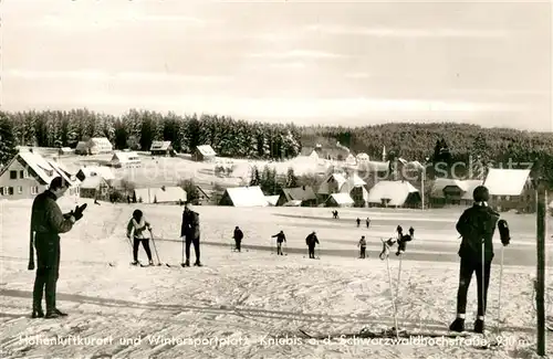 AK / Ansichtskarte Kniebis_Freudenstadt Winterpanorama Kniebis_Freudenstadt