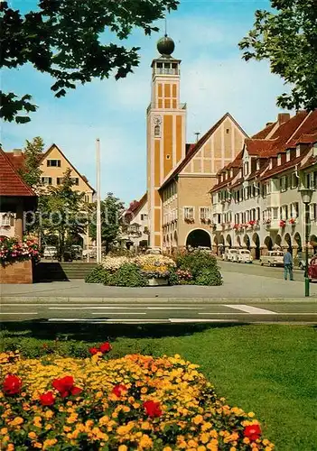 AK / Ansichtskarte Freudenstadt Marktplatz mit Rathaus Freudenstadt