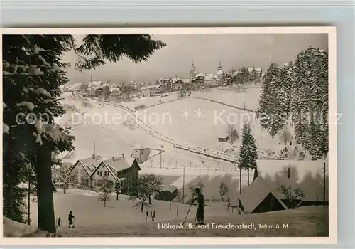 AK / Ansichtskarte Freudenstadt Winterpanorama Freudenstadt