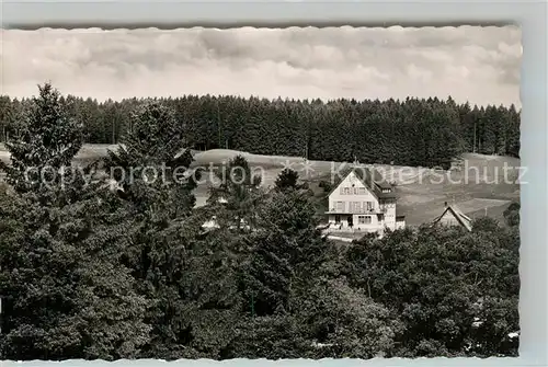 AK / Ansichtskarte Obermusbach_Freudenstadt Gasthof Kurheim Sonnenblick Obermusbach_Freudenstadt