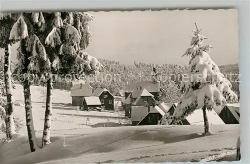 AK / Ansichtskarte Kniebis_Freudenstadt Winteridyll Kniebis_Freudenstadt