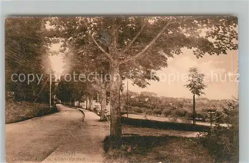 AK / Ansichtskarte Freudenstadt Lauterbad Allee mit Villen Vorstadt Freudenstadt