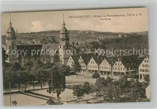 AK / Ansichtskarte Freudenstadt Marktplatz Freudenstadt