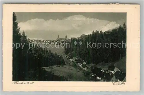 AK / Ansichtskarte Freudenstadt Panorama mit Christophstal Freudenstadt
