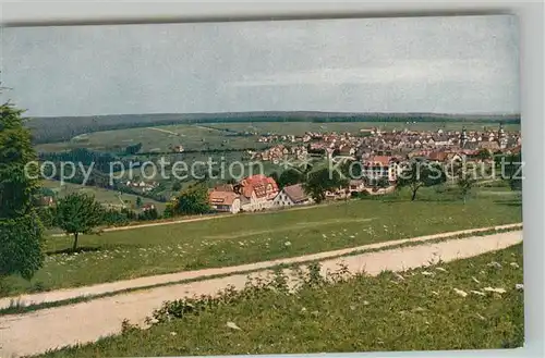 AK / Ansichtskarte Freudenstadt Panorama mit Hotel Waldeck und Christophsaue Freudenstadt